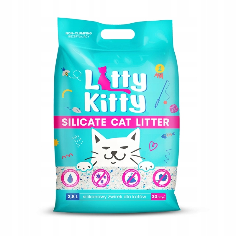 Levně 3X Litty Kitty silikonový svírač 3,8L