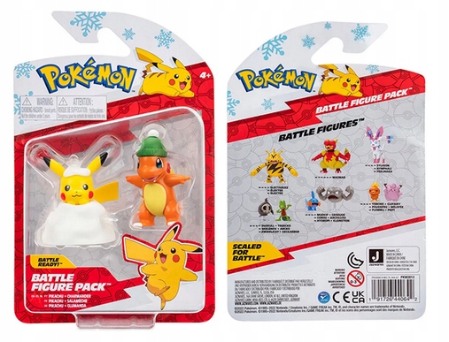 

Pokemon Battle Figurki Bitewne Pikachu Charmander