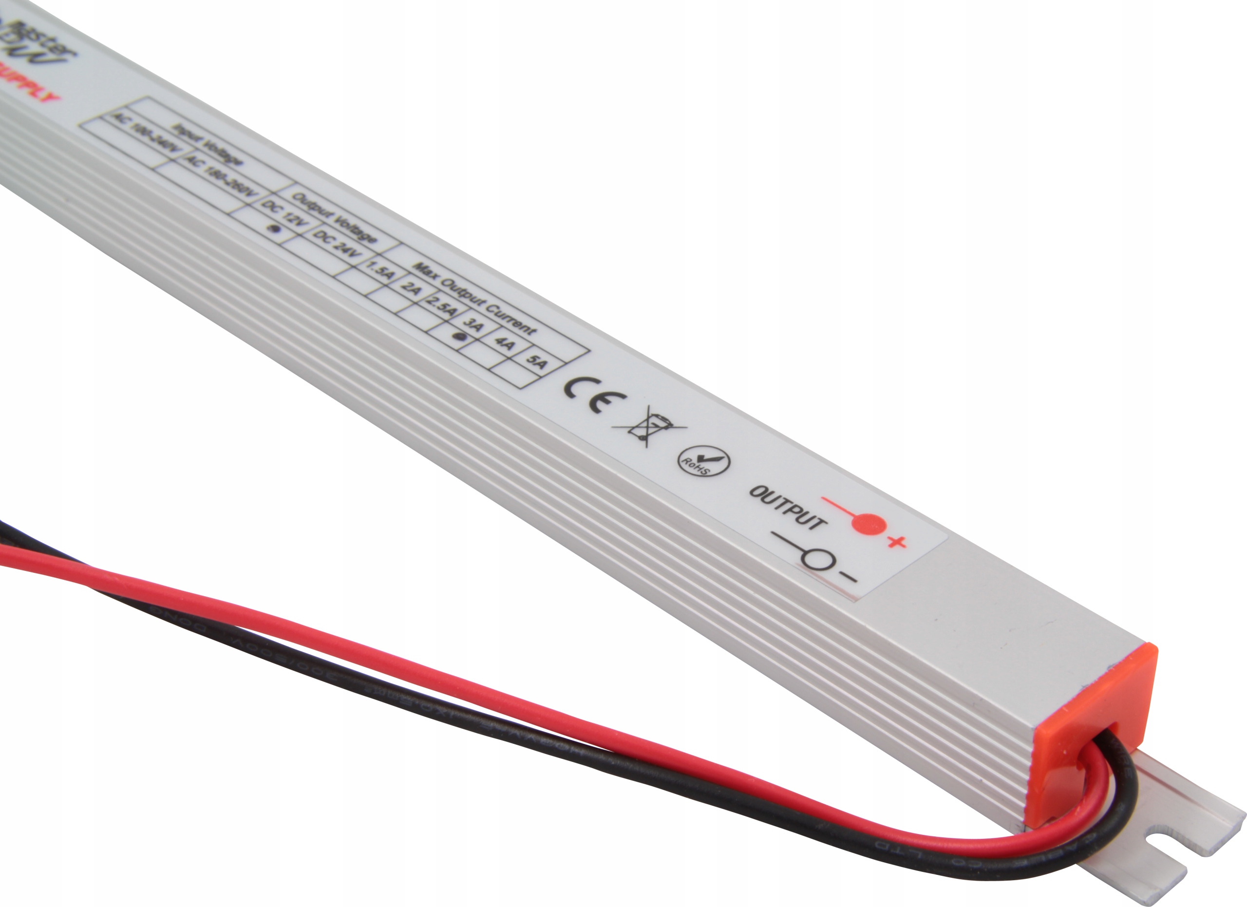 Zasilacz 12V LED 36W 3A Meblowy SLIM DO TAŚMY LED Kod producenta EC79774