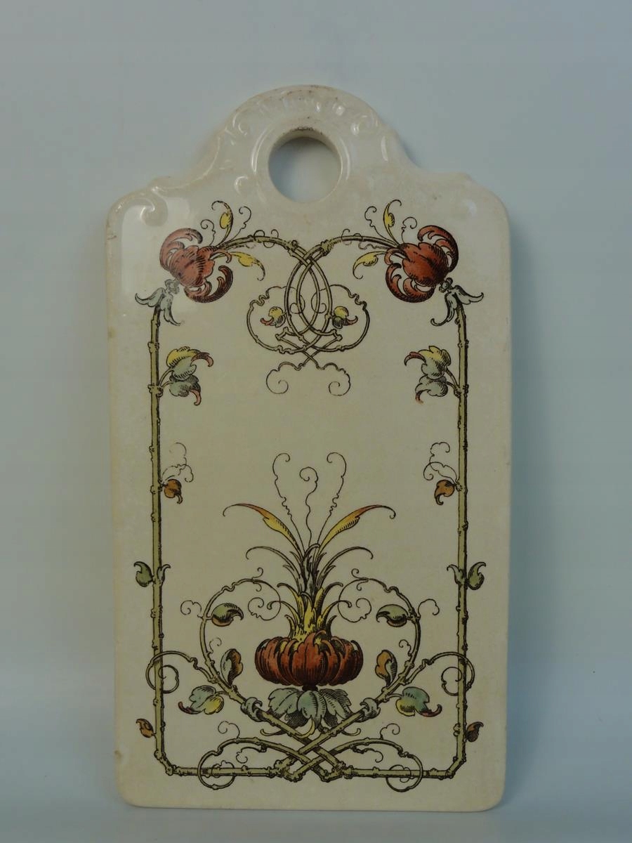 CERAMICZNA DESKA ŚNIADANIOWA - RĘCZNIE MALOWANA