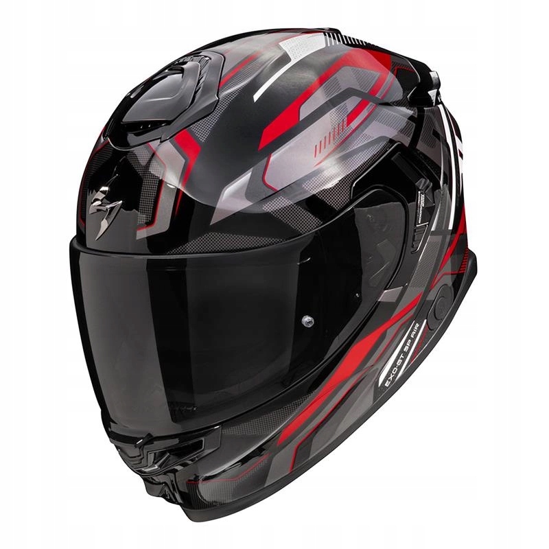 Prilba Scorpion Exo-gt Sp Air Augusta Black/grey/red červená Darčeky