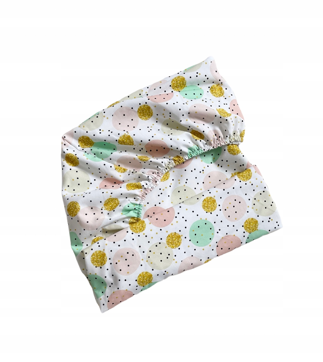 PRZEŚCIERADŁO BAW. PREMIUM ŁÓŻECZKO 70/140 kropki