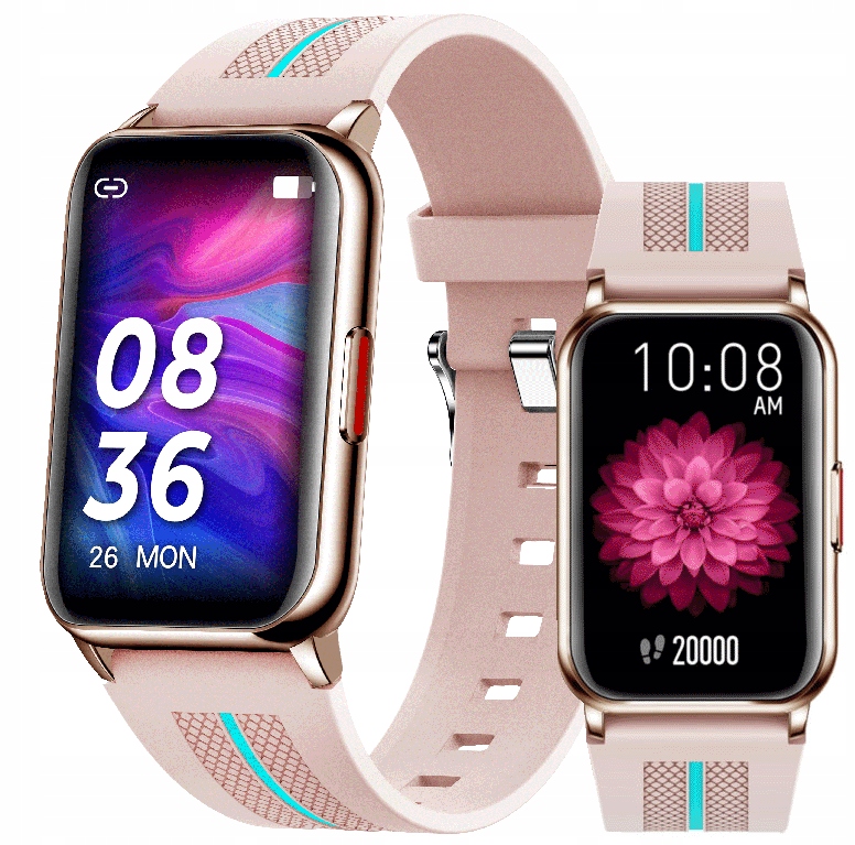 

Smartwatch Damski Złoty Różowy Smartband Zegarek