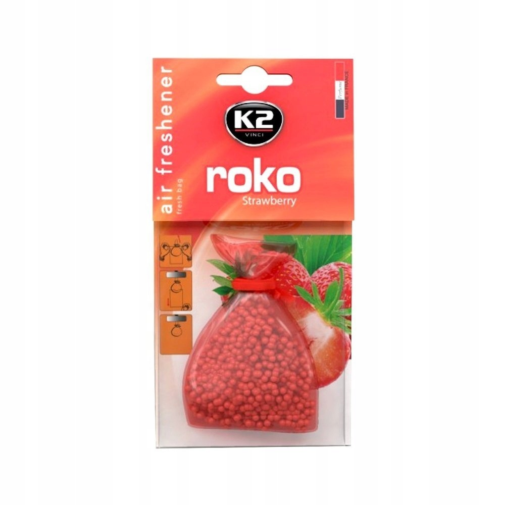 K2 Roko Zapach Do Samochodu W Woreczku Truskawka
