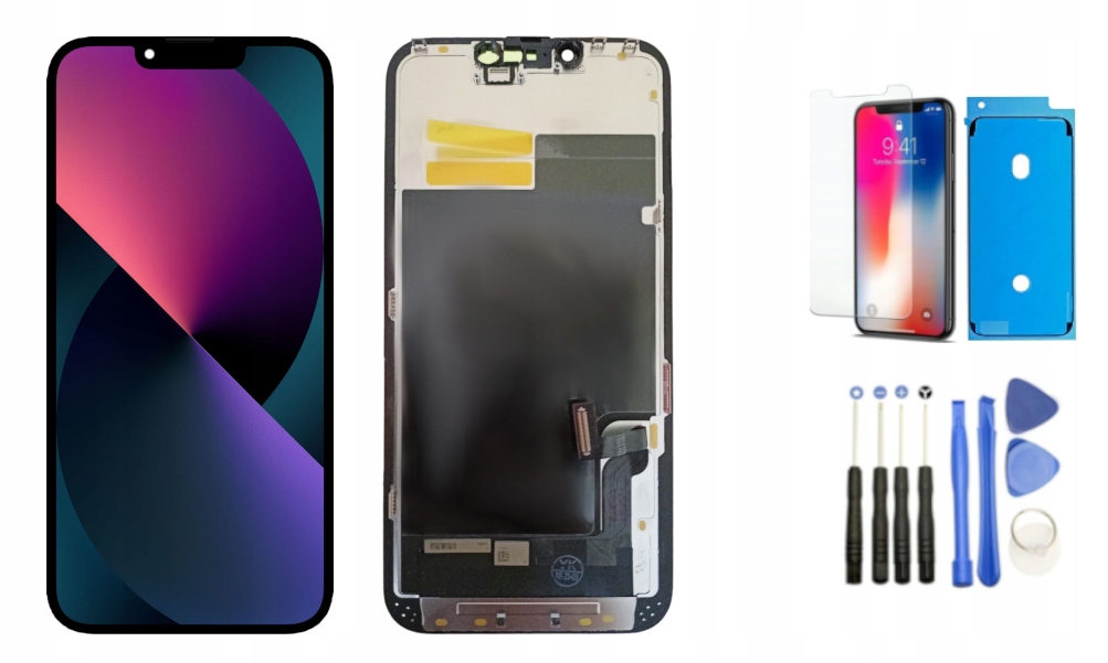 Iphone 13 LCD Ips Náhradní Displej těsnění Sklo šroubovák