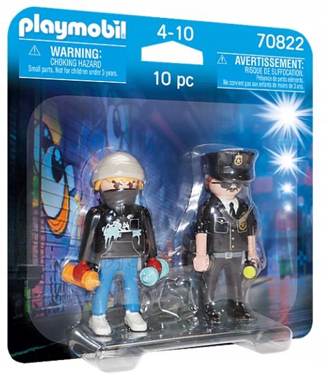 

Playmobil Duo Pack Policjant i grafficiarz 70822