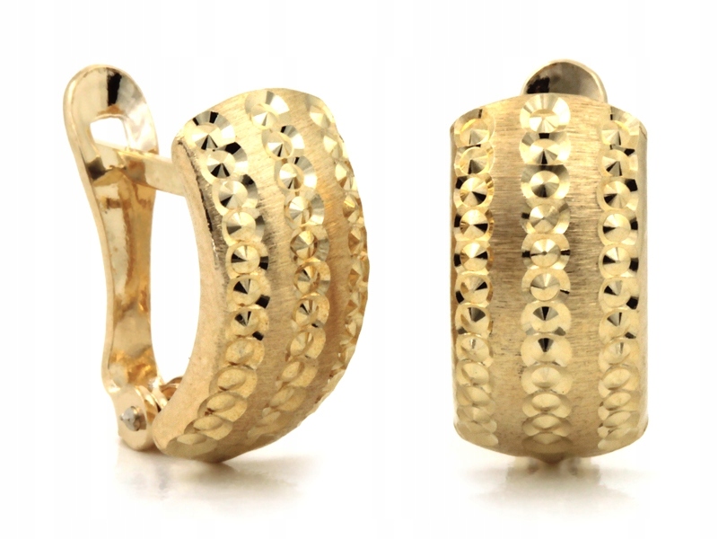 Dámské náušnice ze zlata 585, stylový a elegantní design