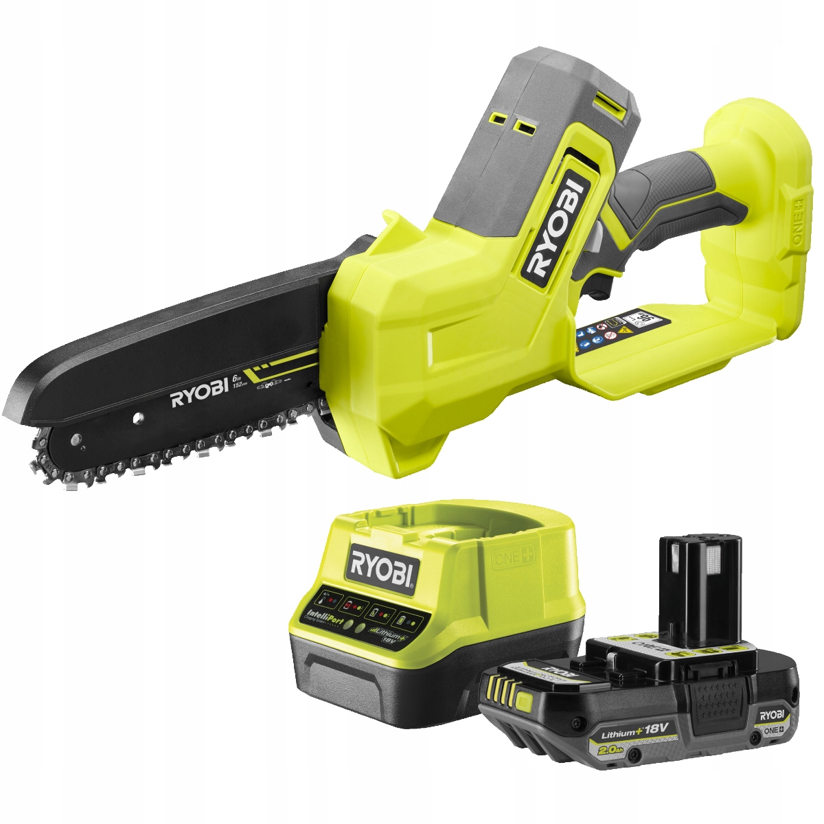 Ryobi Pilarka Łańcuchowa Ładowarka Akumulator 2Ah RY18PS15A-120