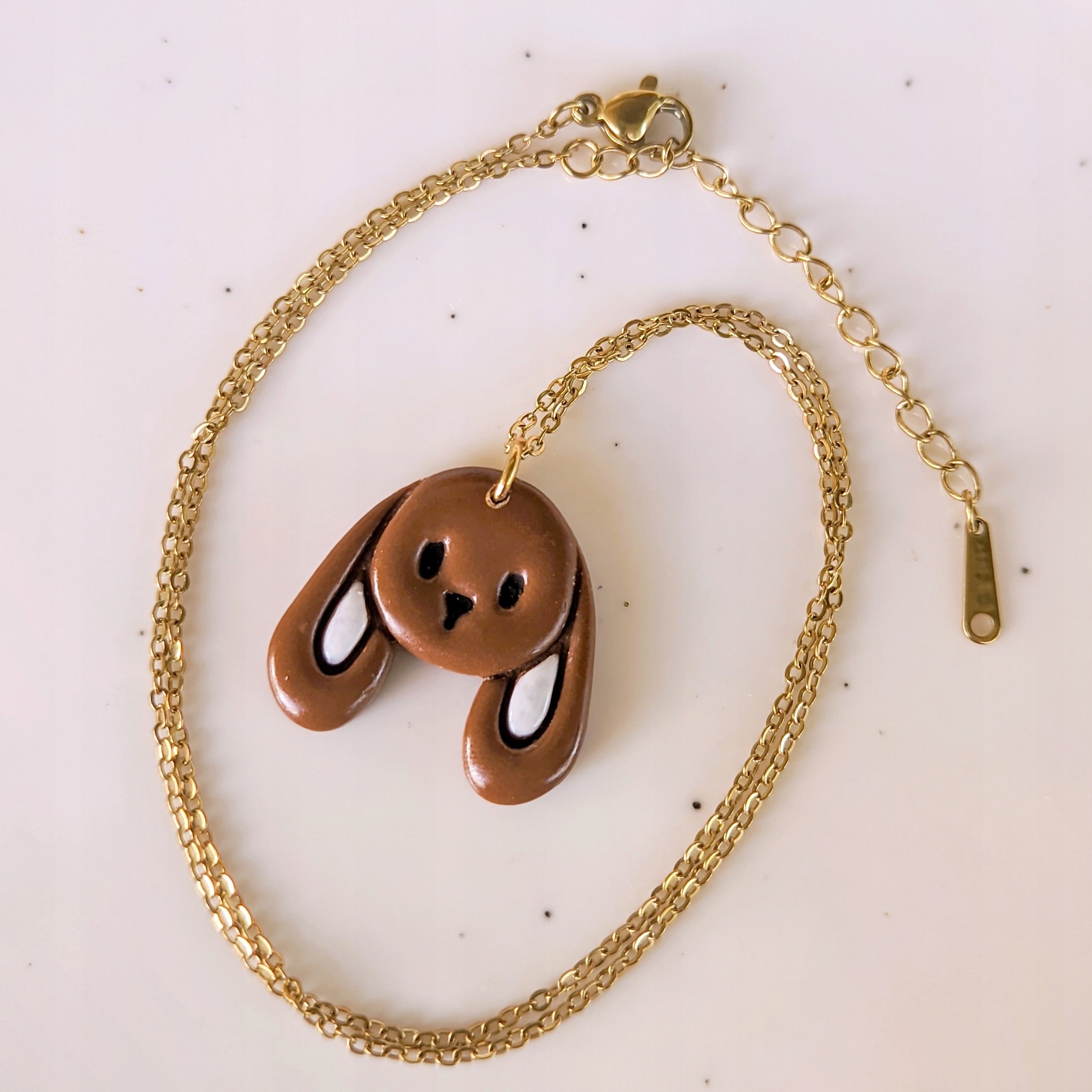 Náhrdelník přívěsek králík, přívěsek králíček doplňky s lesním motivem