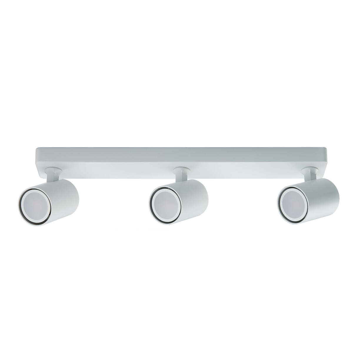 Bílý stropní svítidlo se 3 reflektory s regulací Snow 3x GU10 do kuchyně nad stůl