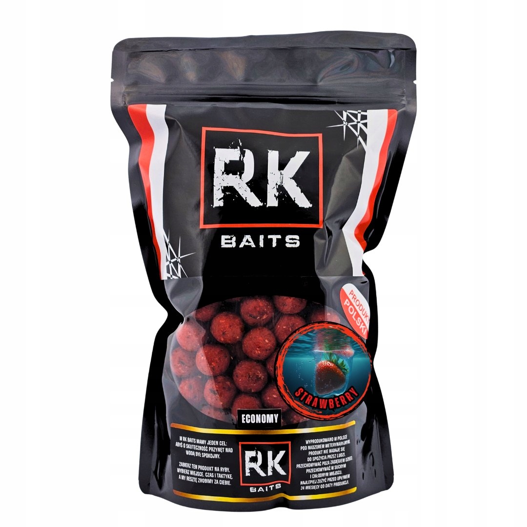 Kulki Proteinowe Rk Baits Strawberry Economy 18mm 1kg