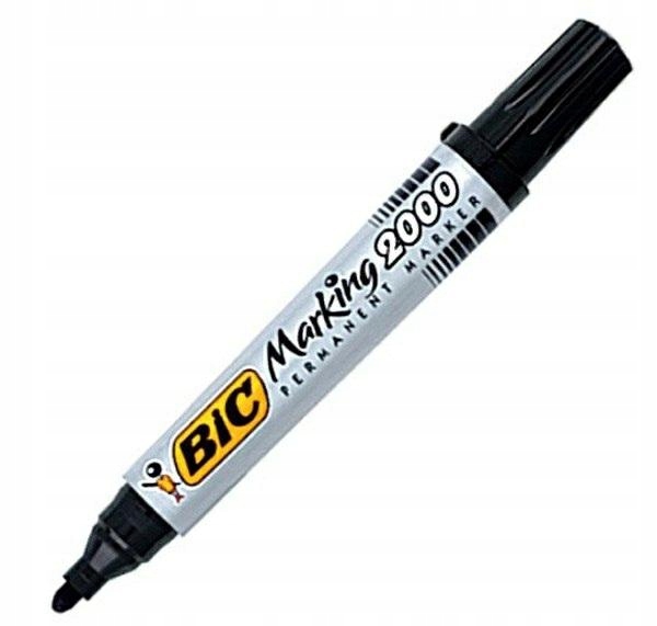 MARKER BIC OKRĄGŁY CZARNY 2000