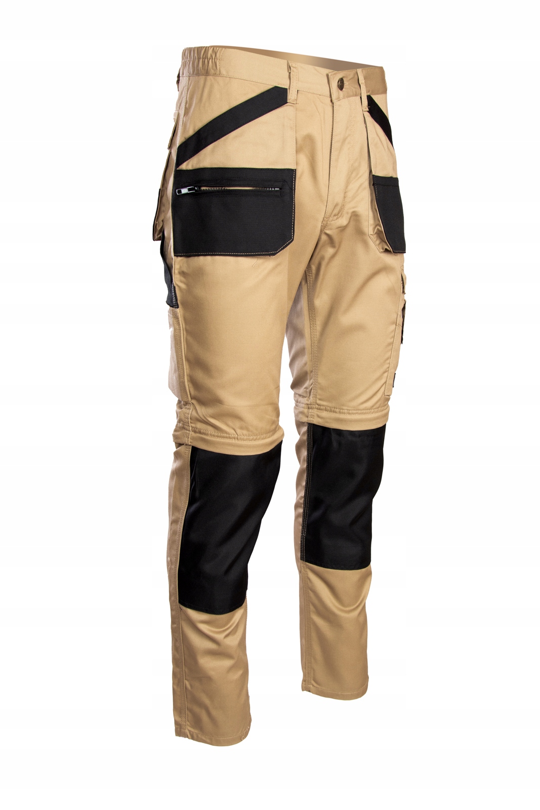 SPODNIE ROBOCZE MONTERSKIE MOCNE ODPINANE NOGAWKI Model PRACTICAL
