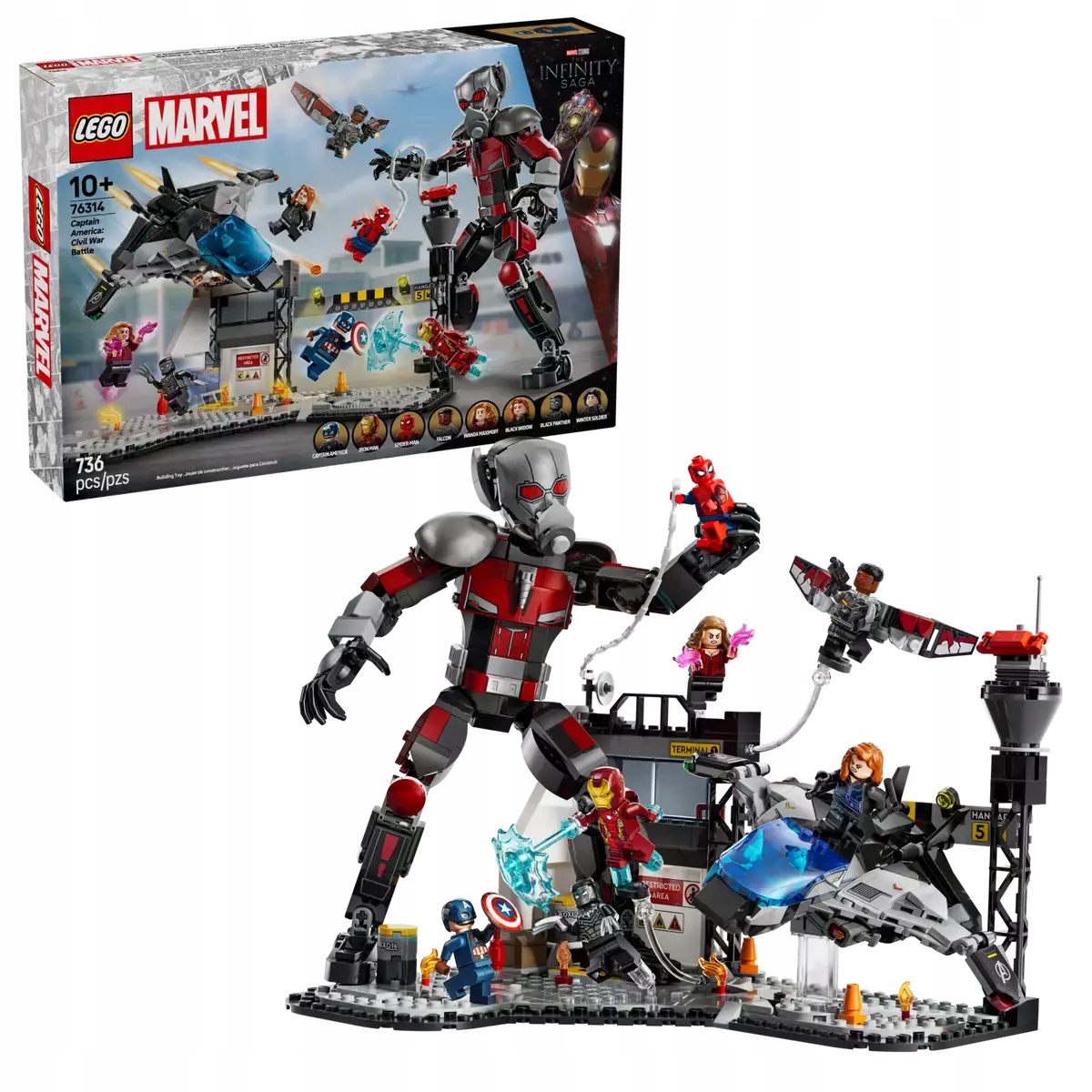 Lego Marvel Captain America: Válka hrdinů – bitva 76314
