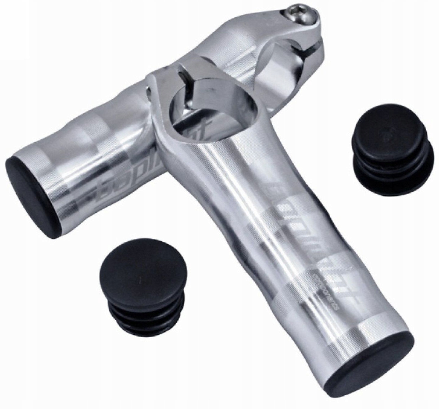 

Boplight Race rogi kierownicy srebrne slr/wht 95g