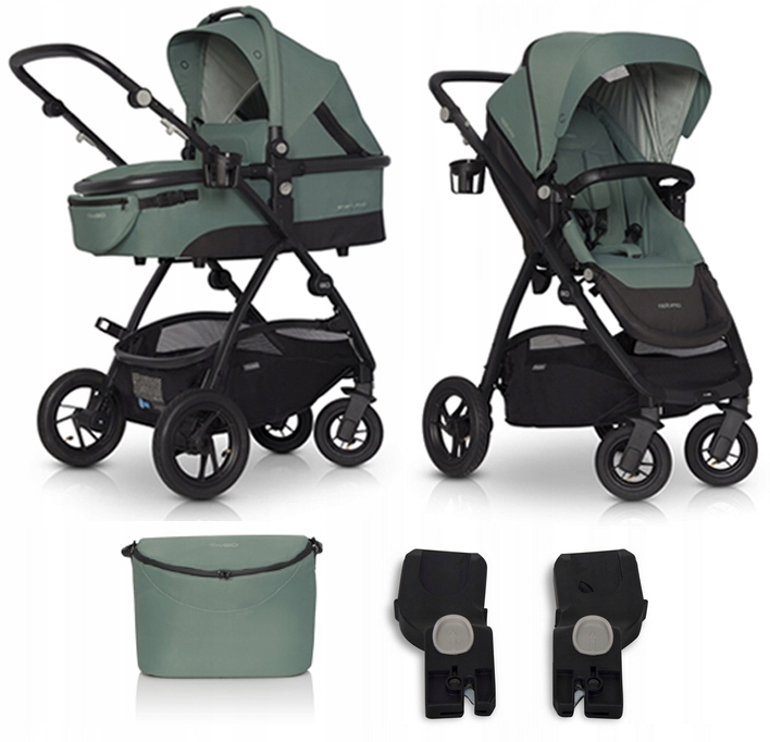 Wózek 2w1 dziecięcy EASYGO OPTIMO ADAPTERY + TORBA