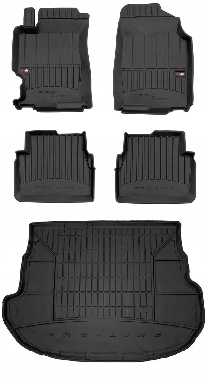 Set 3D gumové rohože Mazda 6 1 Sedan 2002-2007