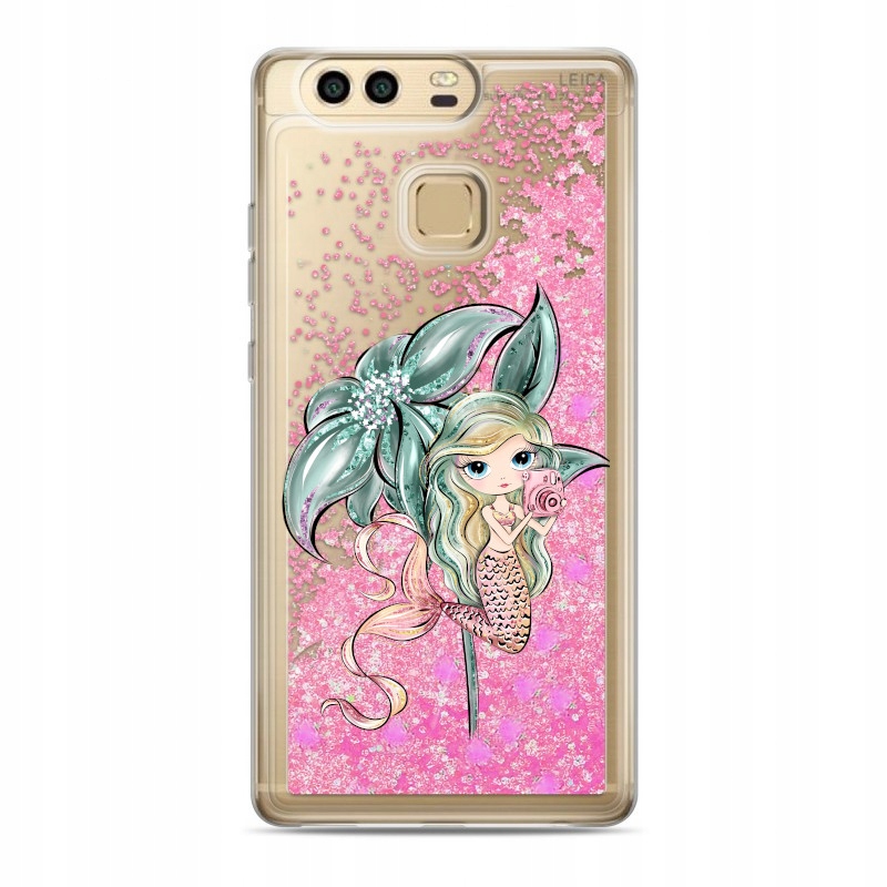 

etui płynny brokat syrenka syrena do Huawei P9