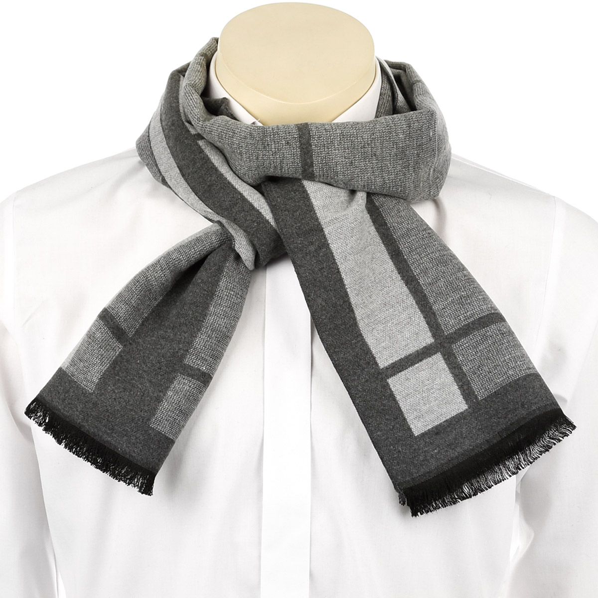 

Szalik męski ciepły miękki szal gładki elegancki