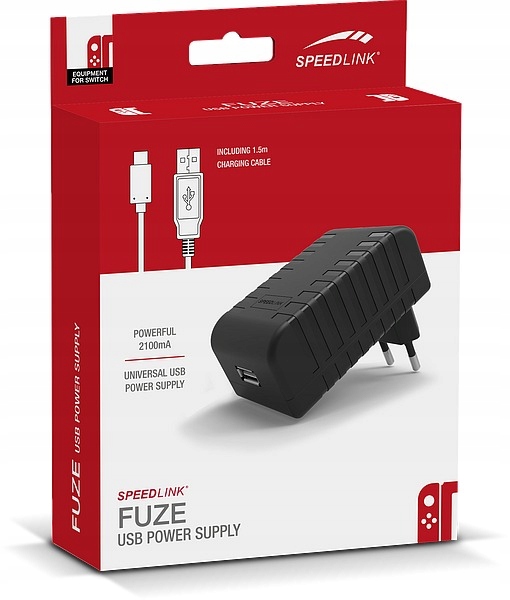 

Ładowarka sieciowa Nintendo Switch Kabel Speedlink