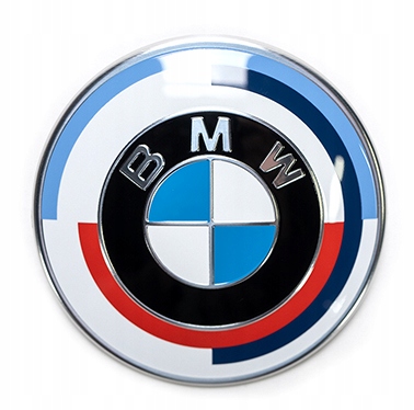 BMW emblemat logo znaczek maski 50 Jahre M