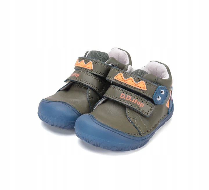 Buty dziecięce, skórzane DD step barefoot S073-52875A Khaki 21
