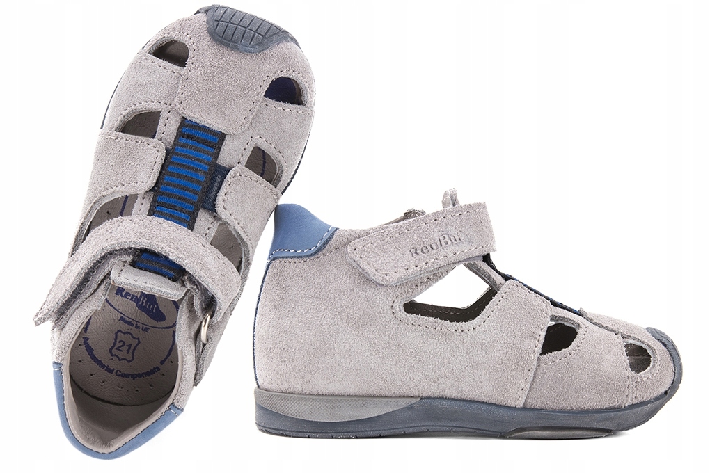 

Renbut 11-1544 Sandałki Chłopięce Półbuty 25 Szary