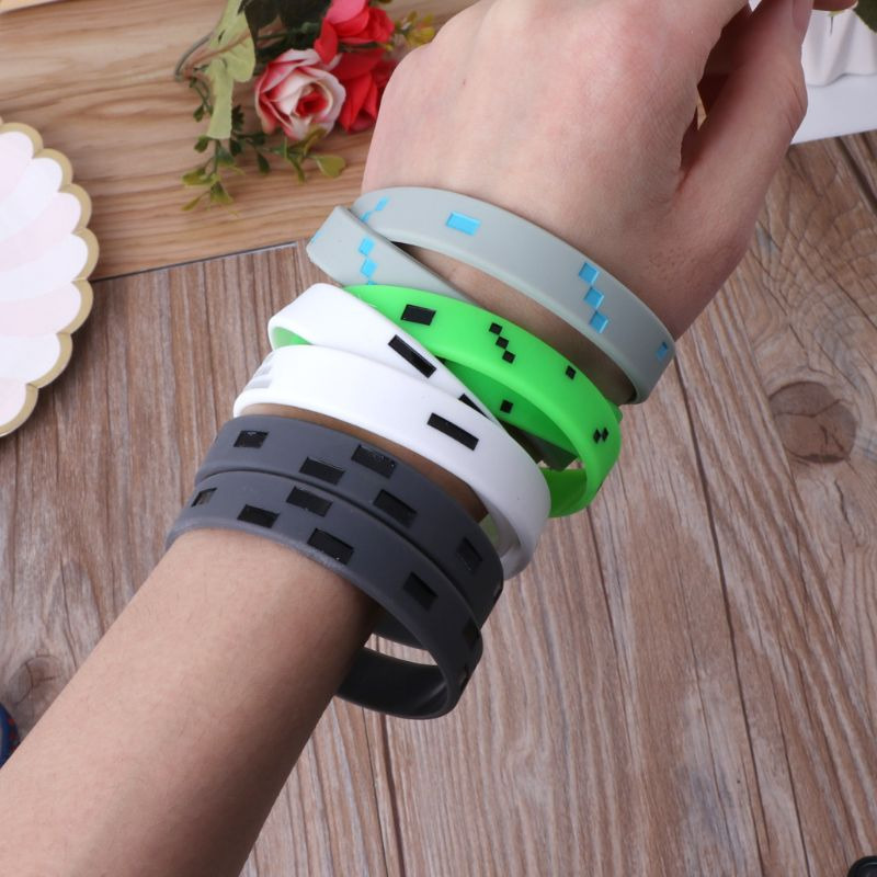 BRANSOLETKA SILIKONOWA OPASKA NA RĘKĘ MINECRAFT GREEN zielona Rodzaj gadżetu gamingowy