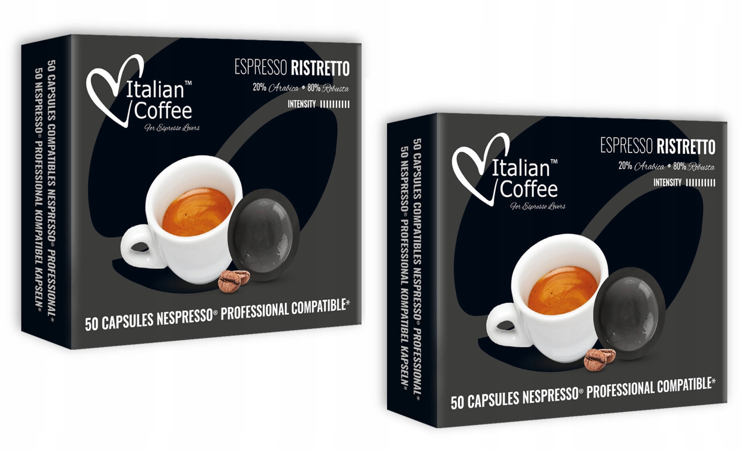 Kapsułki do Nespresso Professional Italian Coffee Caffe Ristretto 100 szt.
