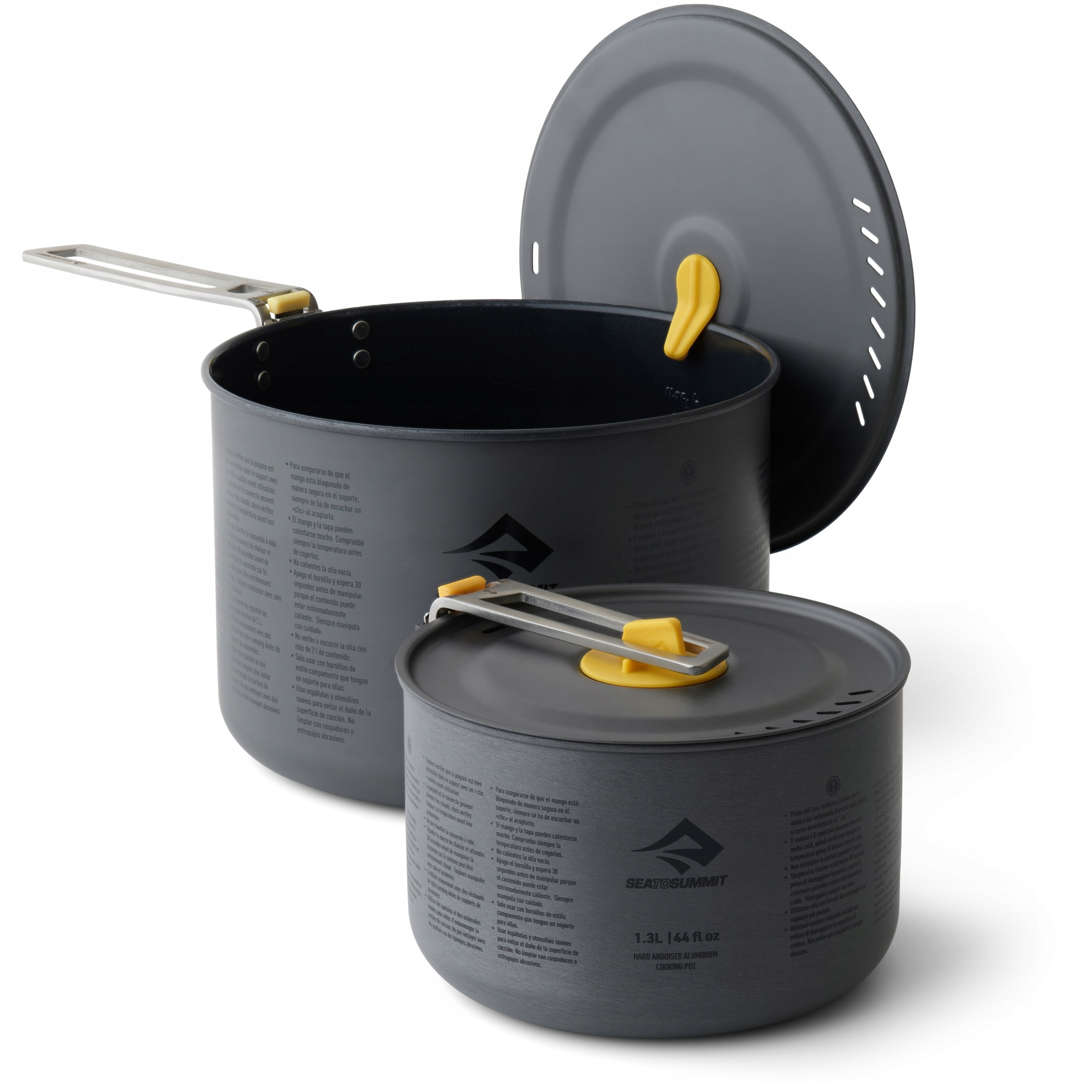 Naczynia turystyczne zestaw 3 elementy Sea To Summit Frontier Pot 1.3L