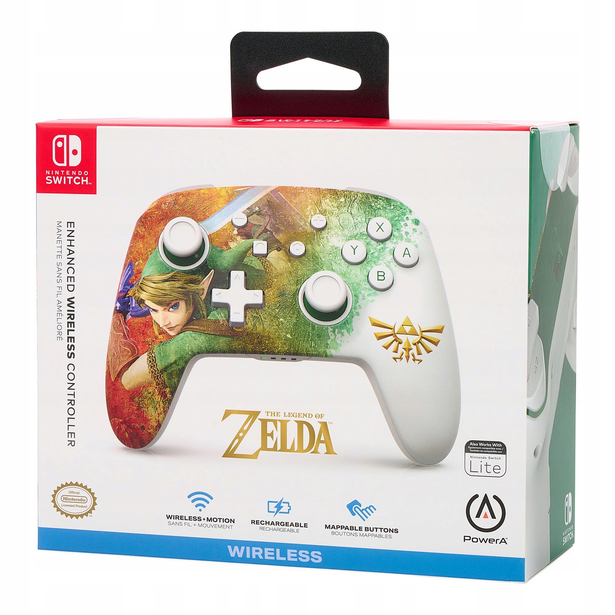 PowerA SWITCH Pad bezprzewodowy Zelda Link Waterco