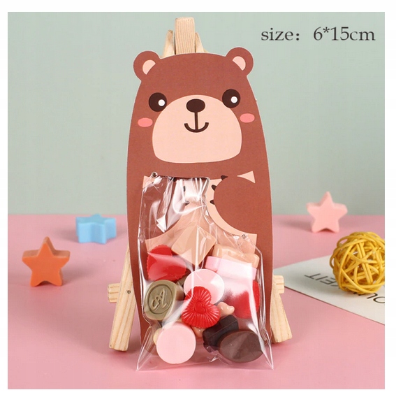 Torebki na słodycze cukierki candybox miś