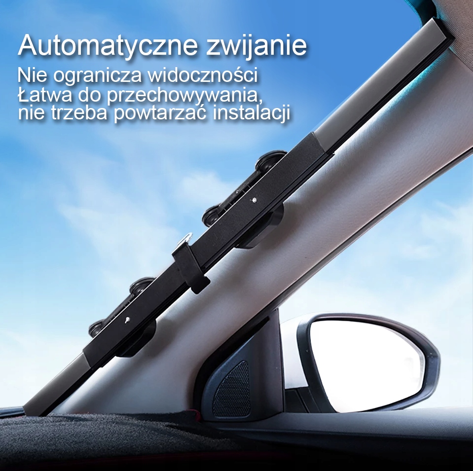 OSŁONA NA SZYBĘ SAMOCHODU AUTA ROLETA ŻALUZJA MATA PRZECIWSŁONECZNA PRZÓD Seria R-M111