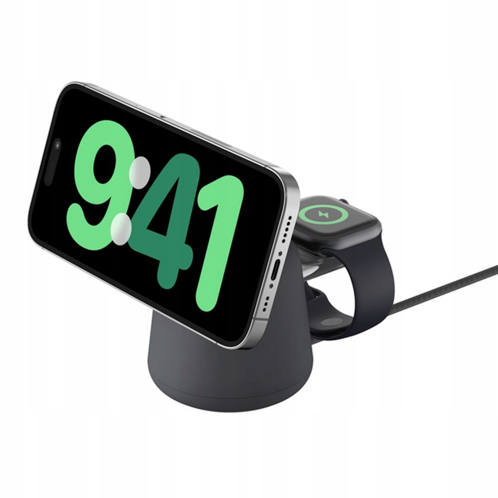 Belkin Boost Charge Pro 2-in-1 Wireless Charging Dock with Magsafe 15W…