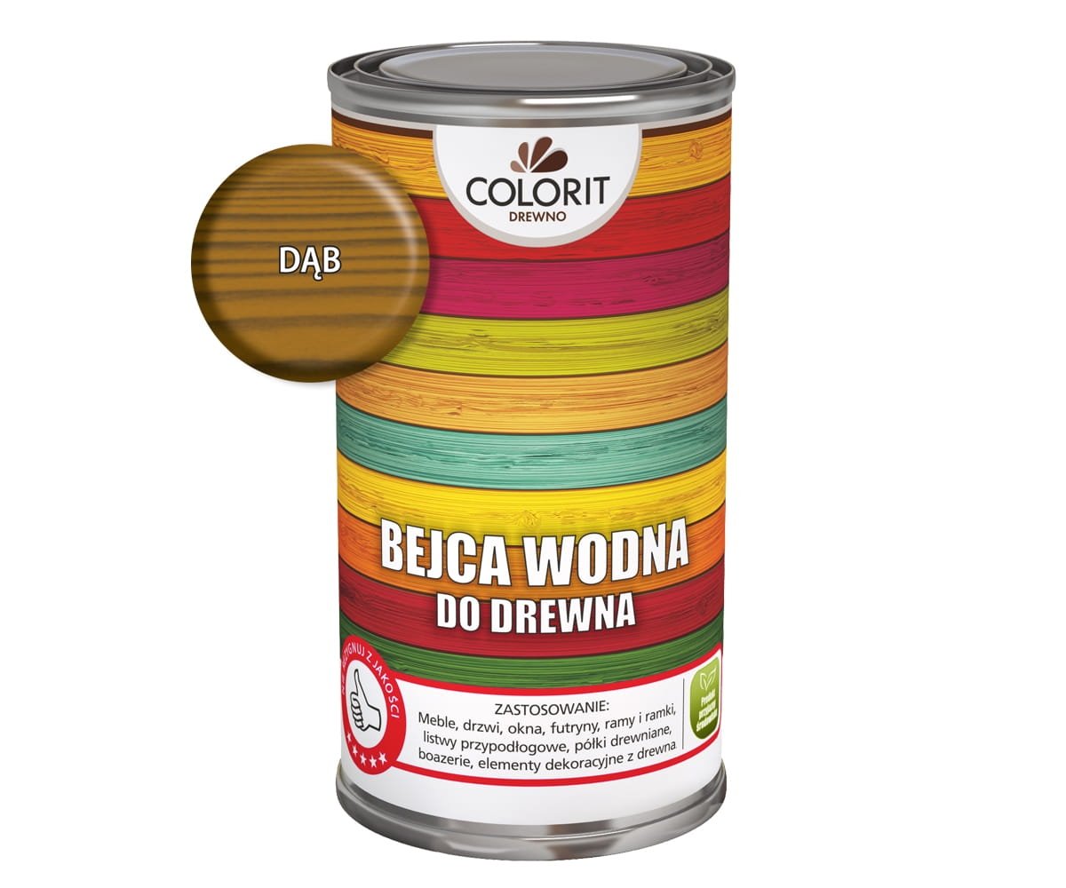

Colorit Bejca Wodna Do Drewna 0,5L Dąb 500ml do