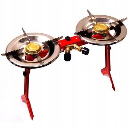 Turistická Vařička na plynovou láhev 2 velké Hořáky (22 cm 22 cm)