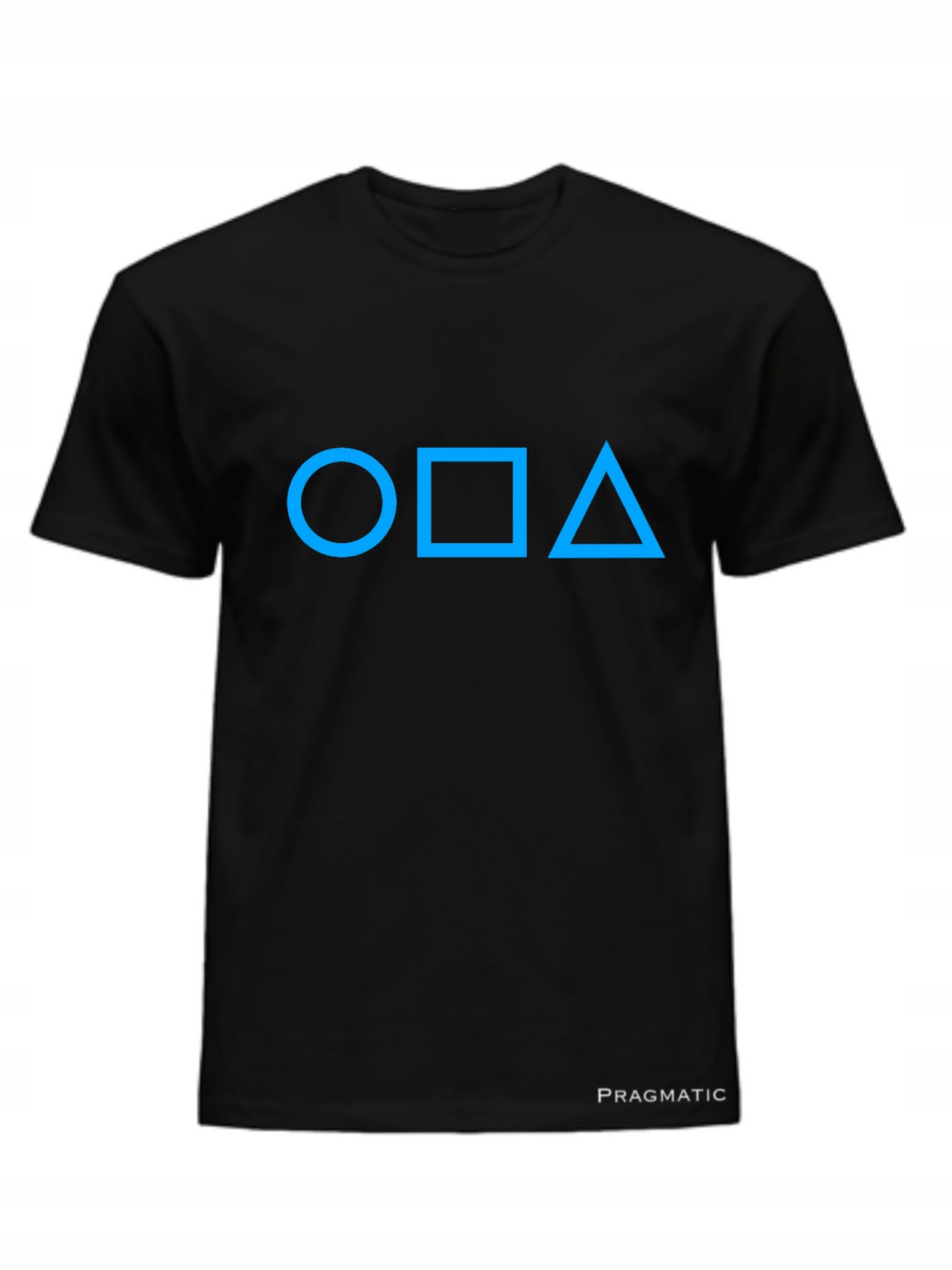 

Koszulka T-shirt Męski Squid Game Czarny XXL