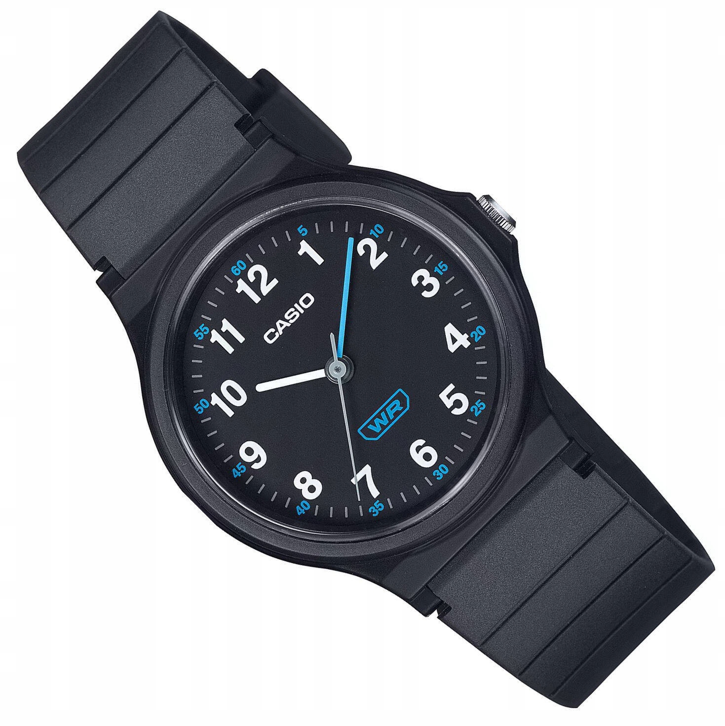 Malé Černé Klasické Čitelné Kulatý Hodinky Casio LQ-24B-1BEF