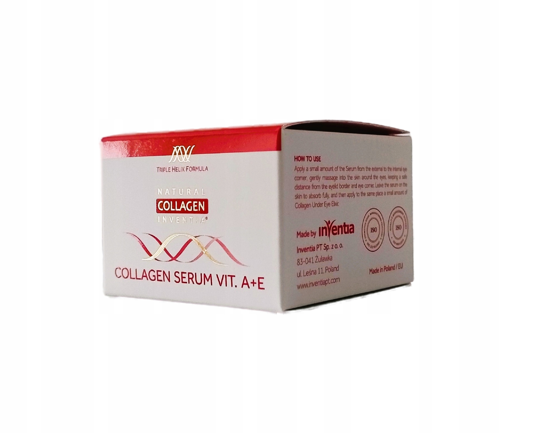 KOLAGENOWE SERUM Z WITAMINAMI INVENTIA COLLAGEN SERUM VIT. A+E 15ML Marka Inventia