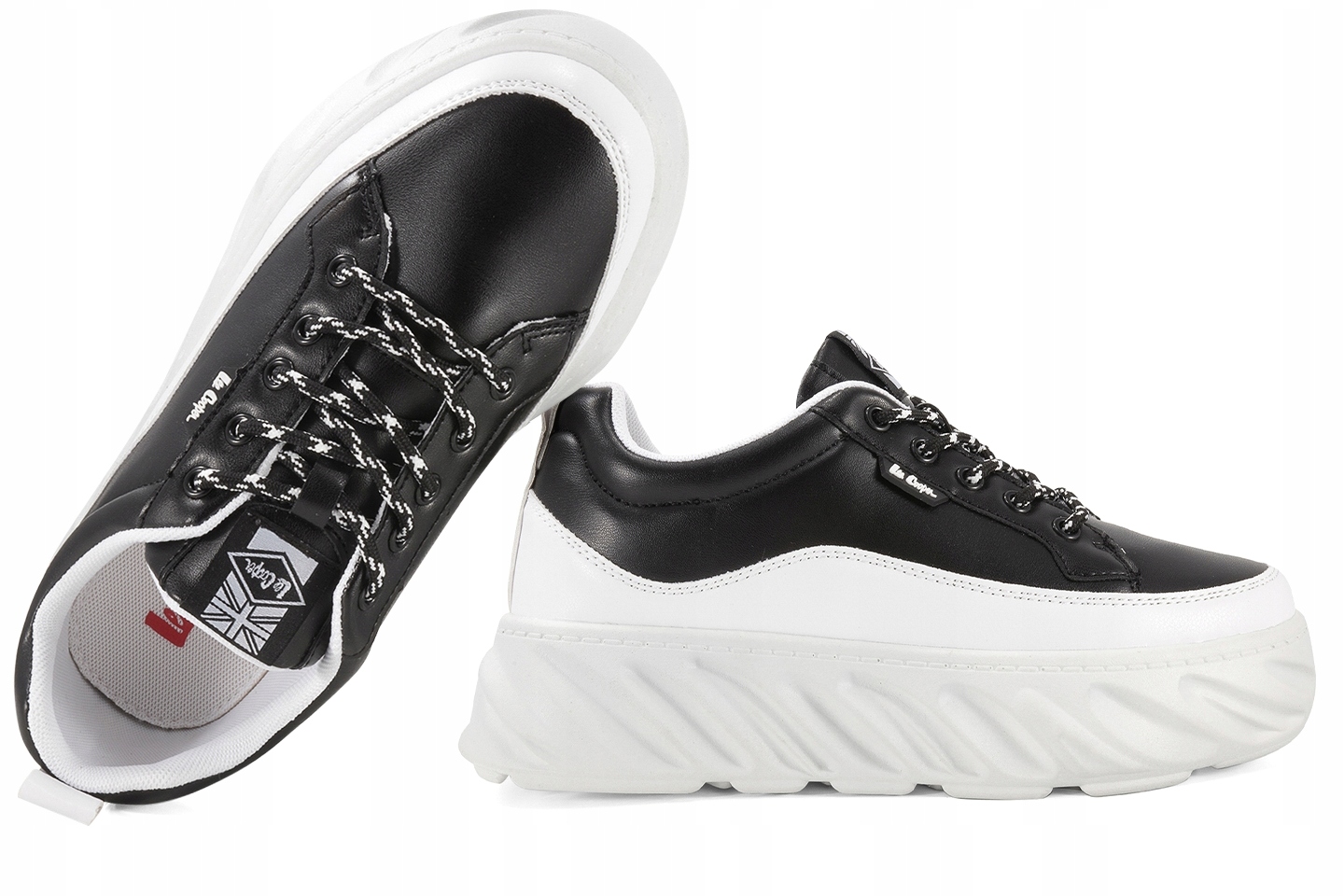 Lee Cooper 2712L Sportovní Boty Sneakers Na Platformě black