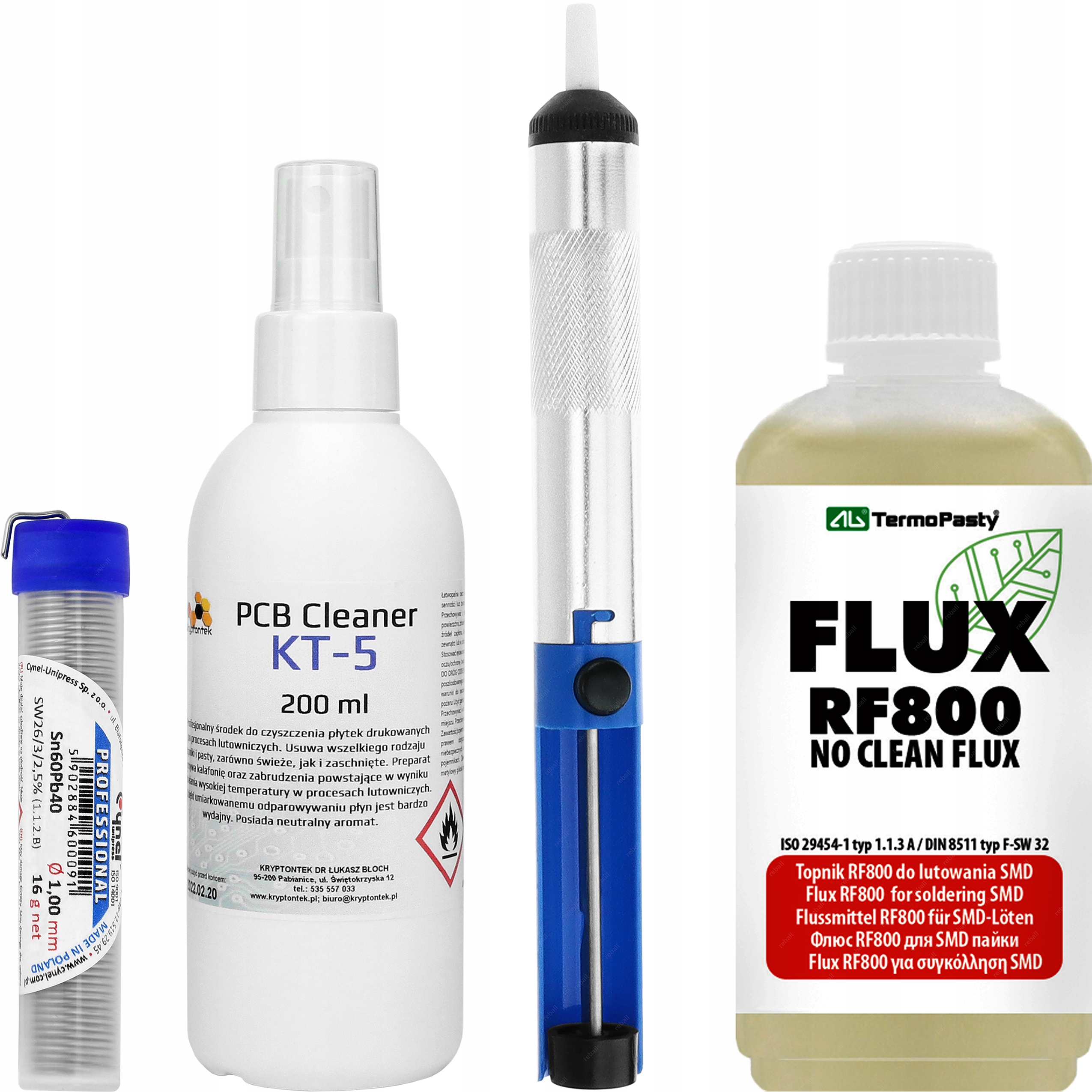 ZESTAW SERWIS ODSYSACZ CYNA PLECIONKA KALAFONIA