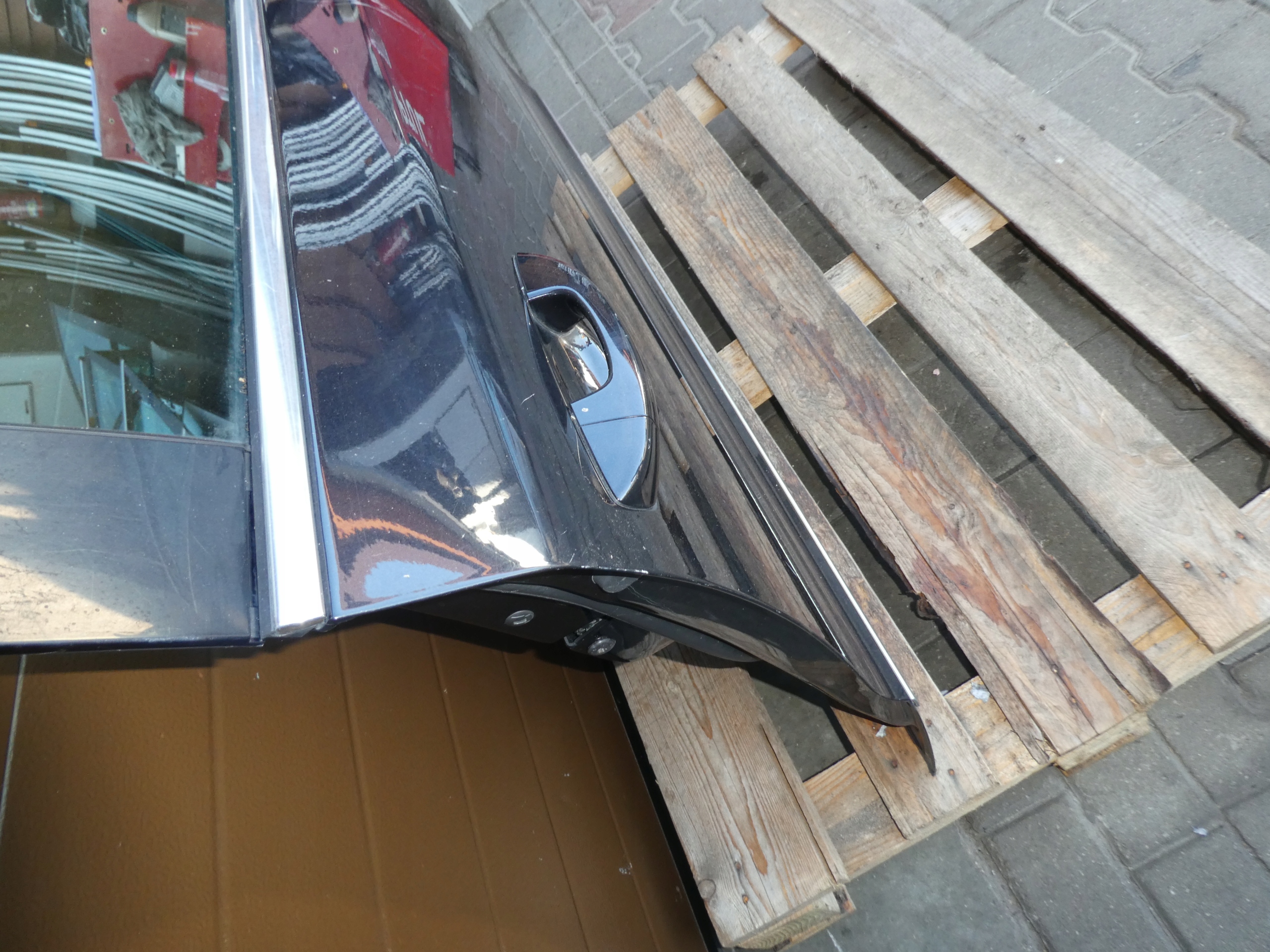 door right front black, SKODA SUPERB II