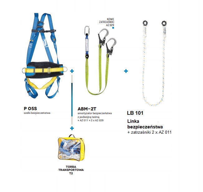 Sada bezpečnostních popruhů Protekt Grider