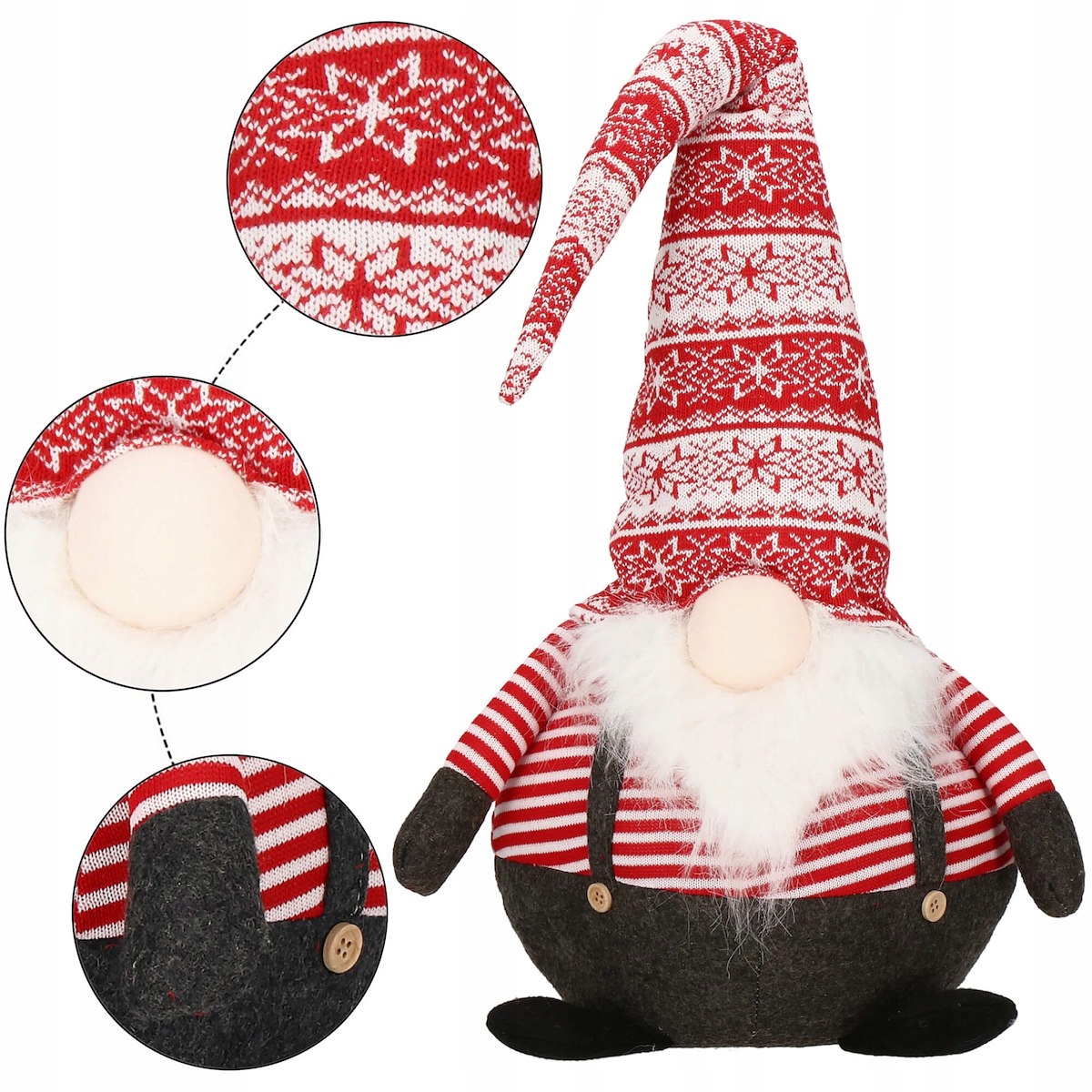 SKRZAT ŚWIĄTECZNY KRASNAL POD CHOINKĘ DUŻY 80CM XL Marka Springos