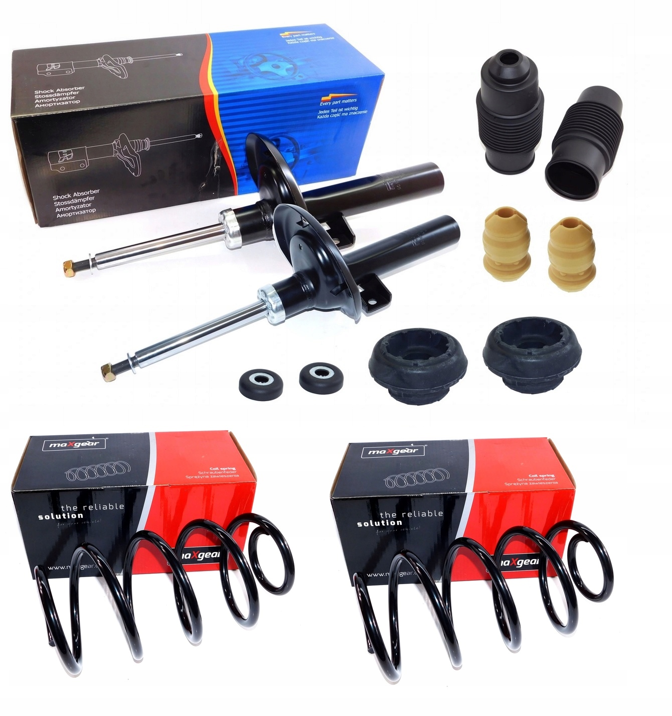 4000505 - Амортизатори пружини передні VW Sharan 1.9 TDI 2.0