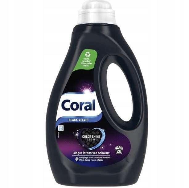 

Coral Black Velvet Żel do prania czarnego 1l