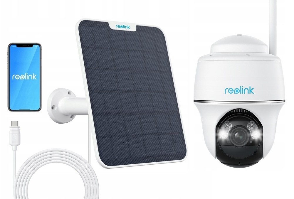 Kamera Reolink Argus Series B440 8MP Wi-Fi 4K Uhd Solární Panel