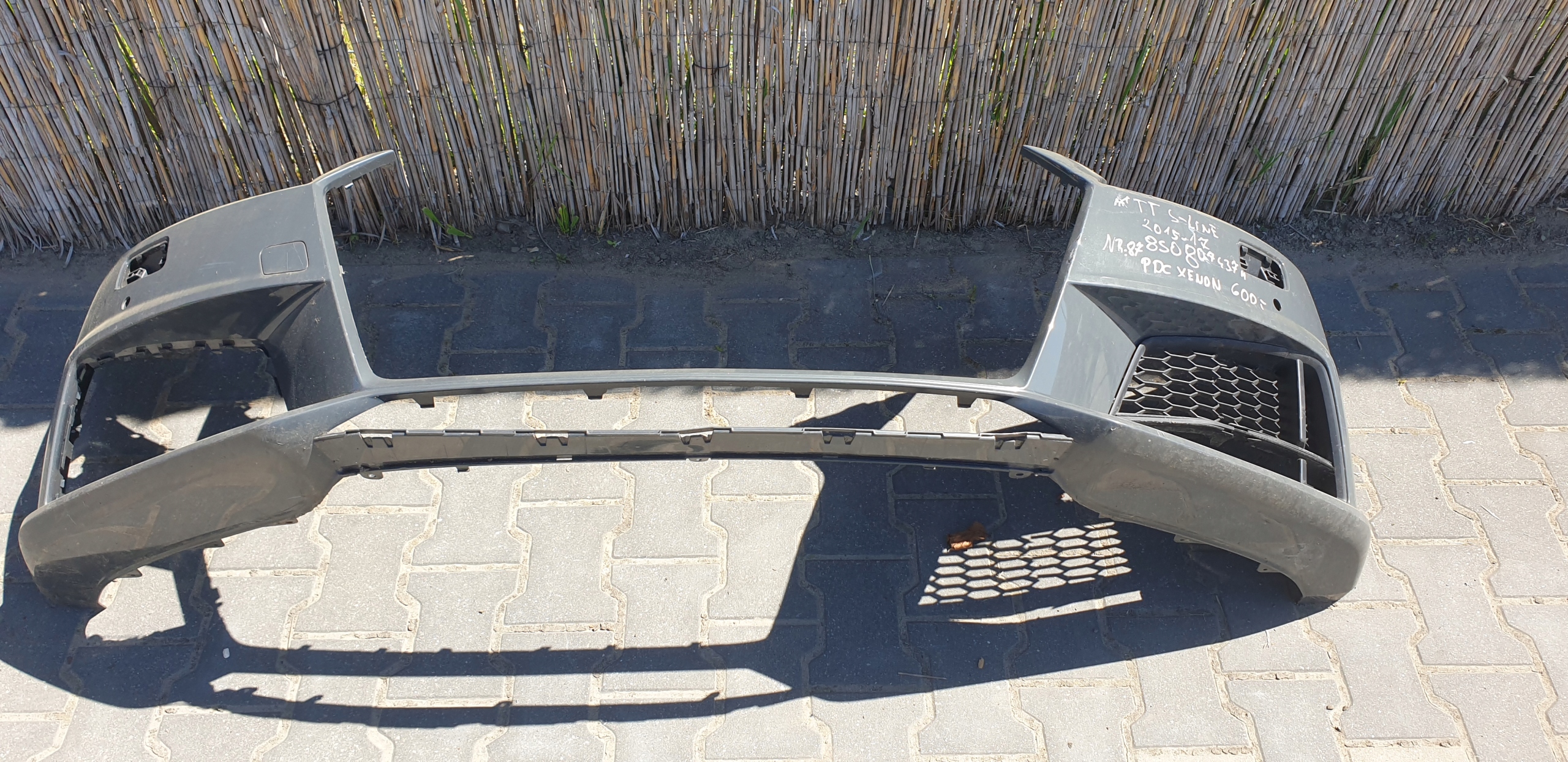 Zderzaki Przedni Audi TT S-Line 2015/2017 Strona zabudowy przód