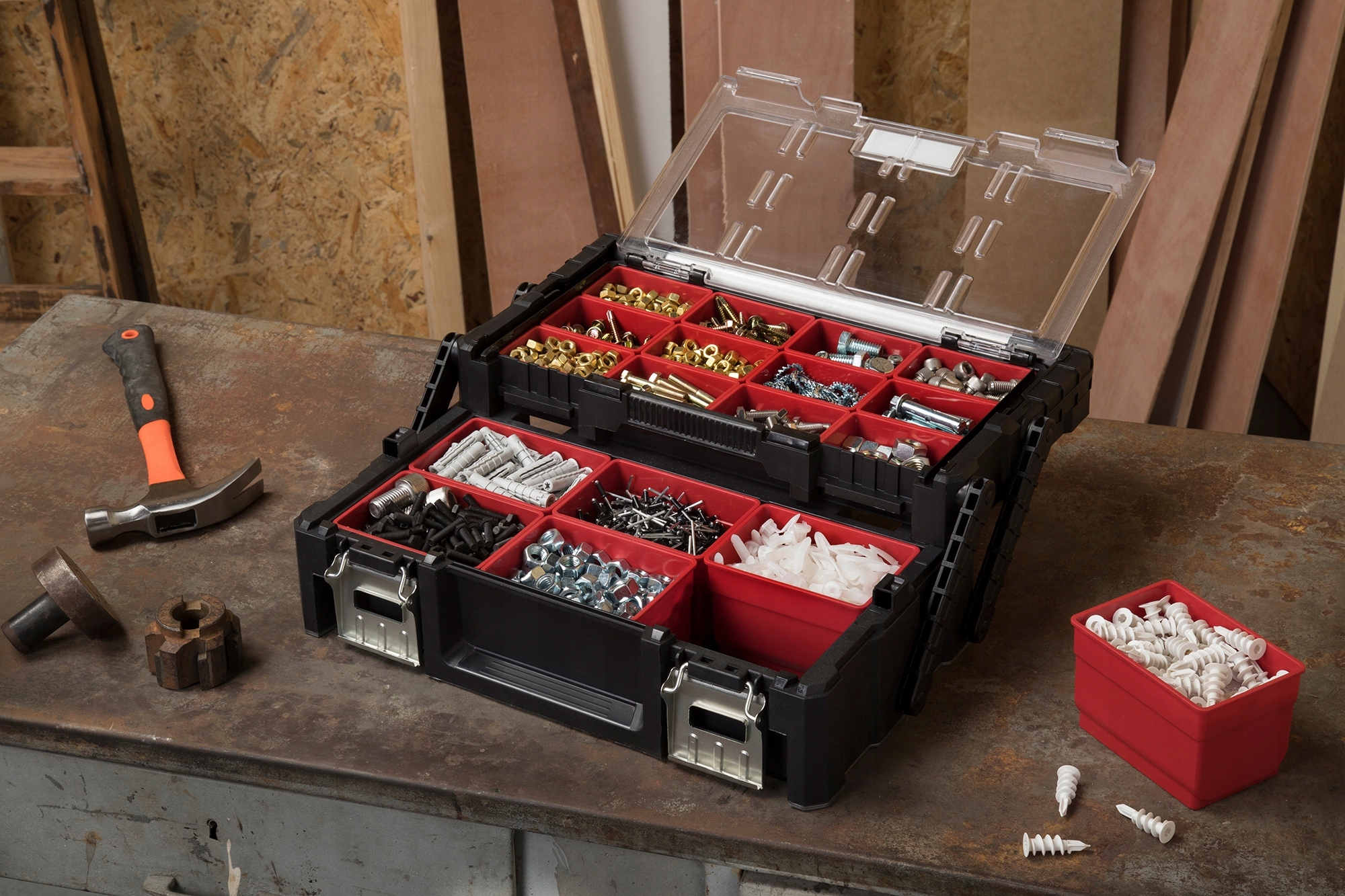 SKRZYNKA NARZĘDZIOWA ORGANIZER KETER CANTILEVER 18 Marka Keter