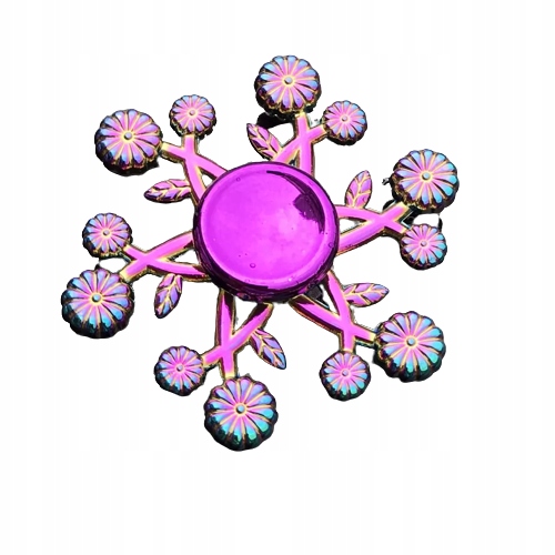 

Fidget Spinner Hand Spiner Metalowy Kwiatki